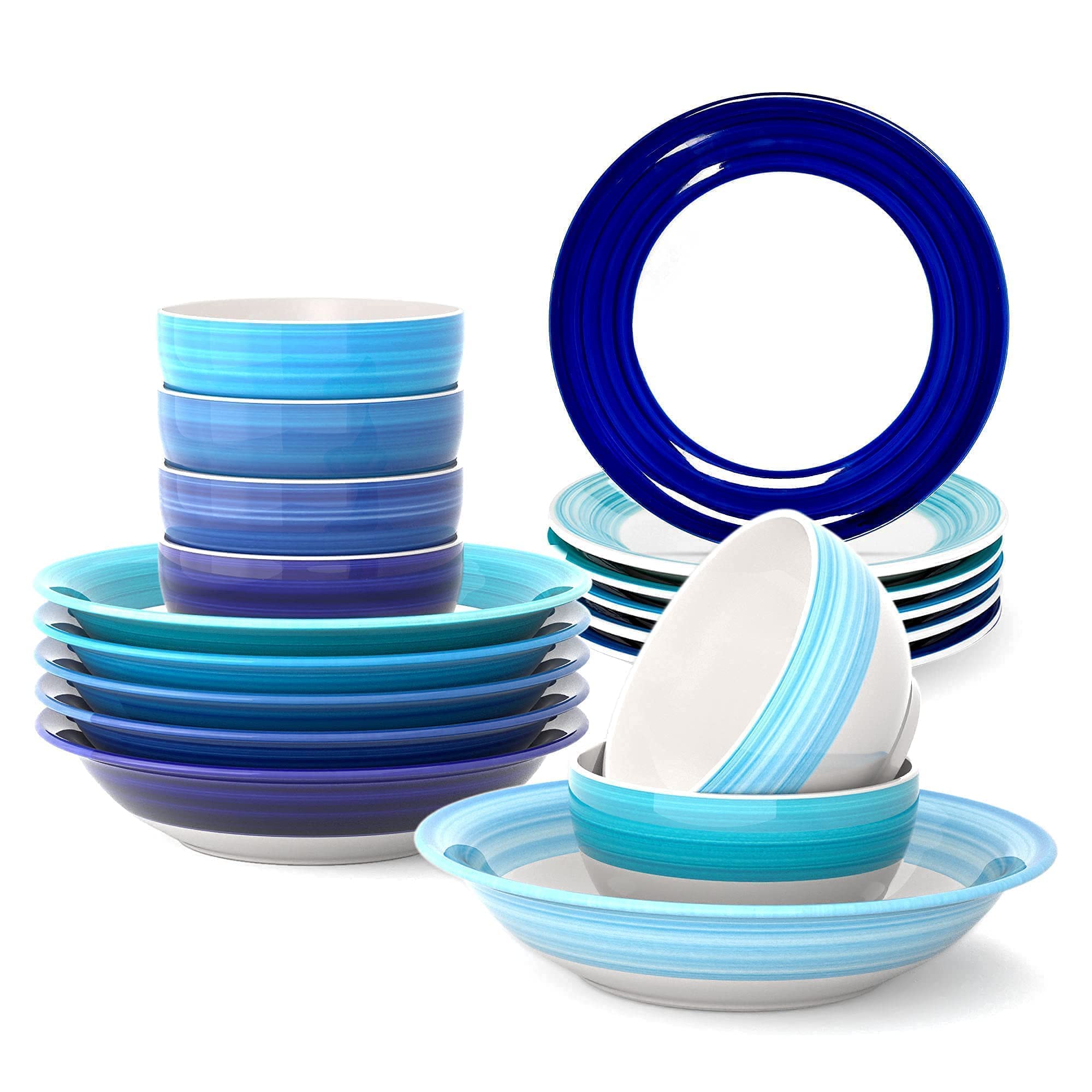 REOMORE 18-Piece Dinnerware Set - 6x 10.4