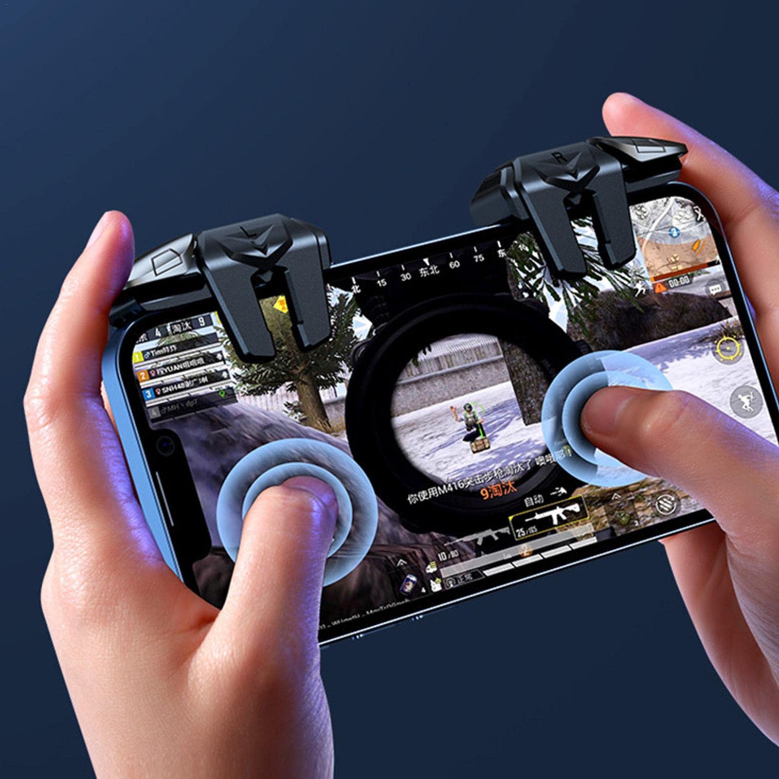 Lembrd Game Trigger - Ergonomic Retractable Phone Game Controller for Sensitive Shooting, Low Latency & Reliable Protection | Perfect for FPS, Battle Royale & Mobile Gaming on the Go