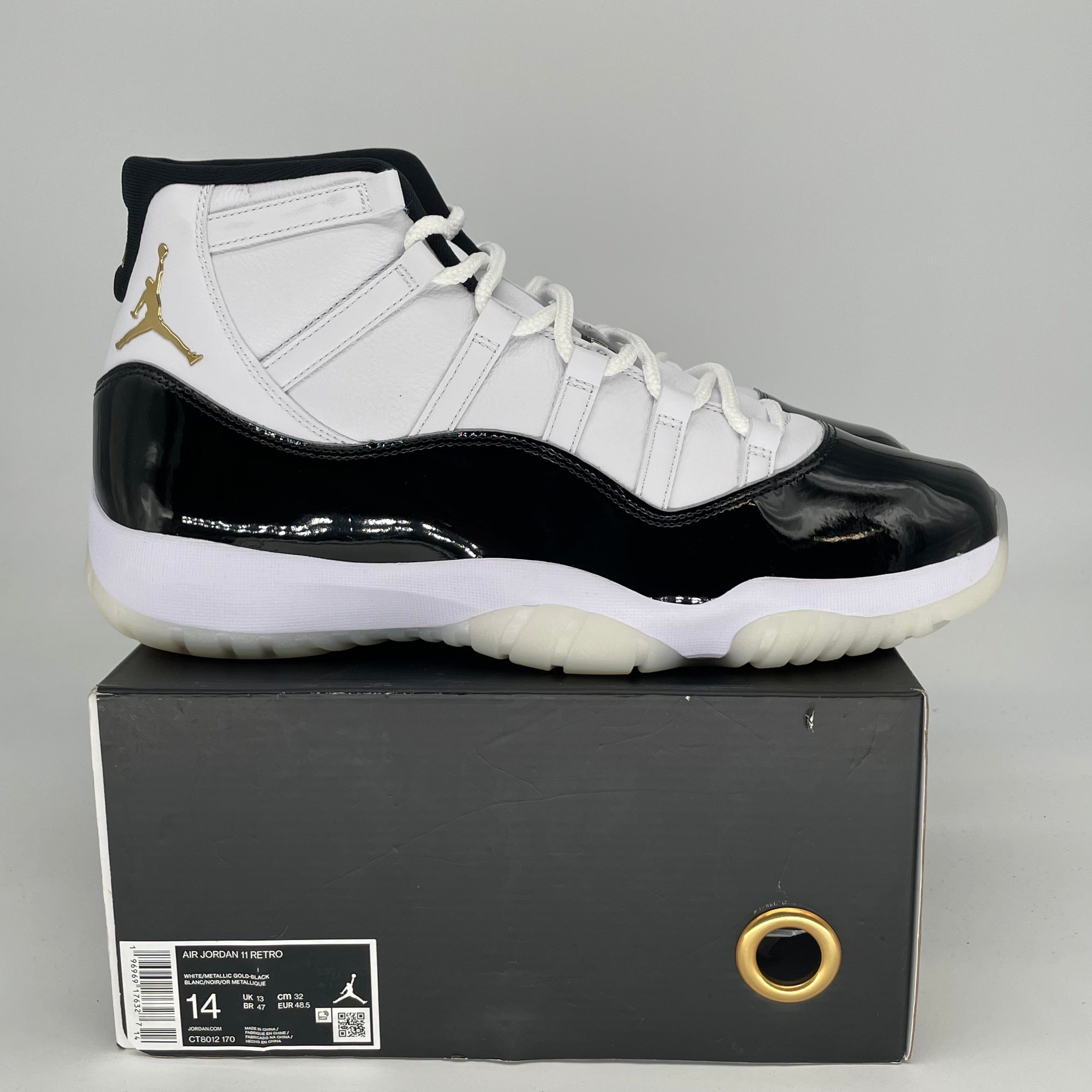 AIR JORDAN 11 DMP GRATITUDE Basketball Shoes Men's Size 14 (CT8012-170) - Perfect for Court Play & Sneaker Collectors