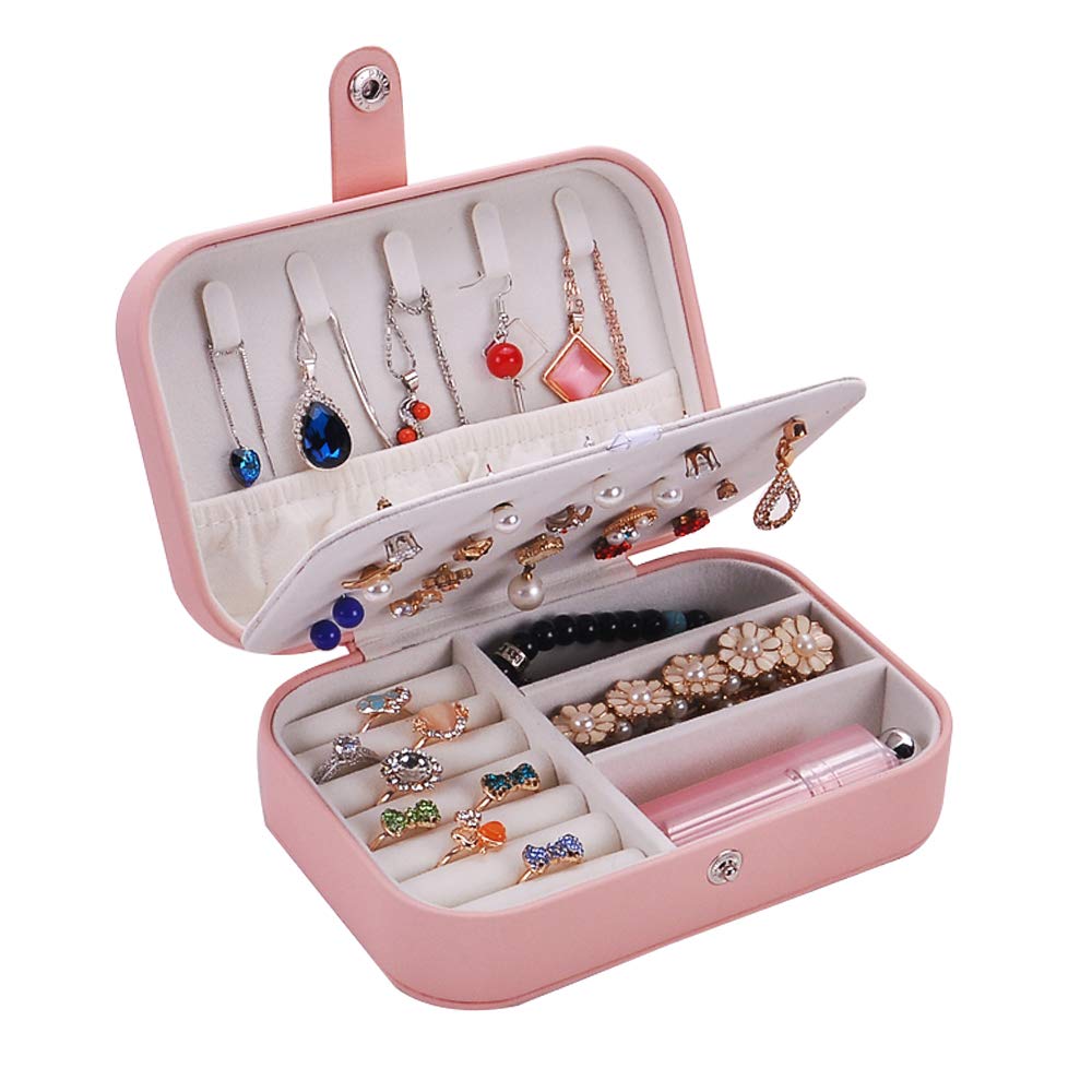 CREATOR Jewelry Box - Premium Small Jewelry Storage Organizer for Necklaces, Earrings & Rings | Travel Jewelry Case for Women & Girls | Perfect for Travel, Gifts & Home Decor