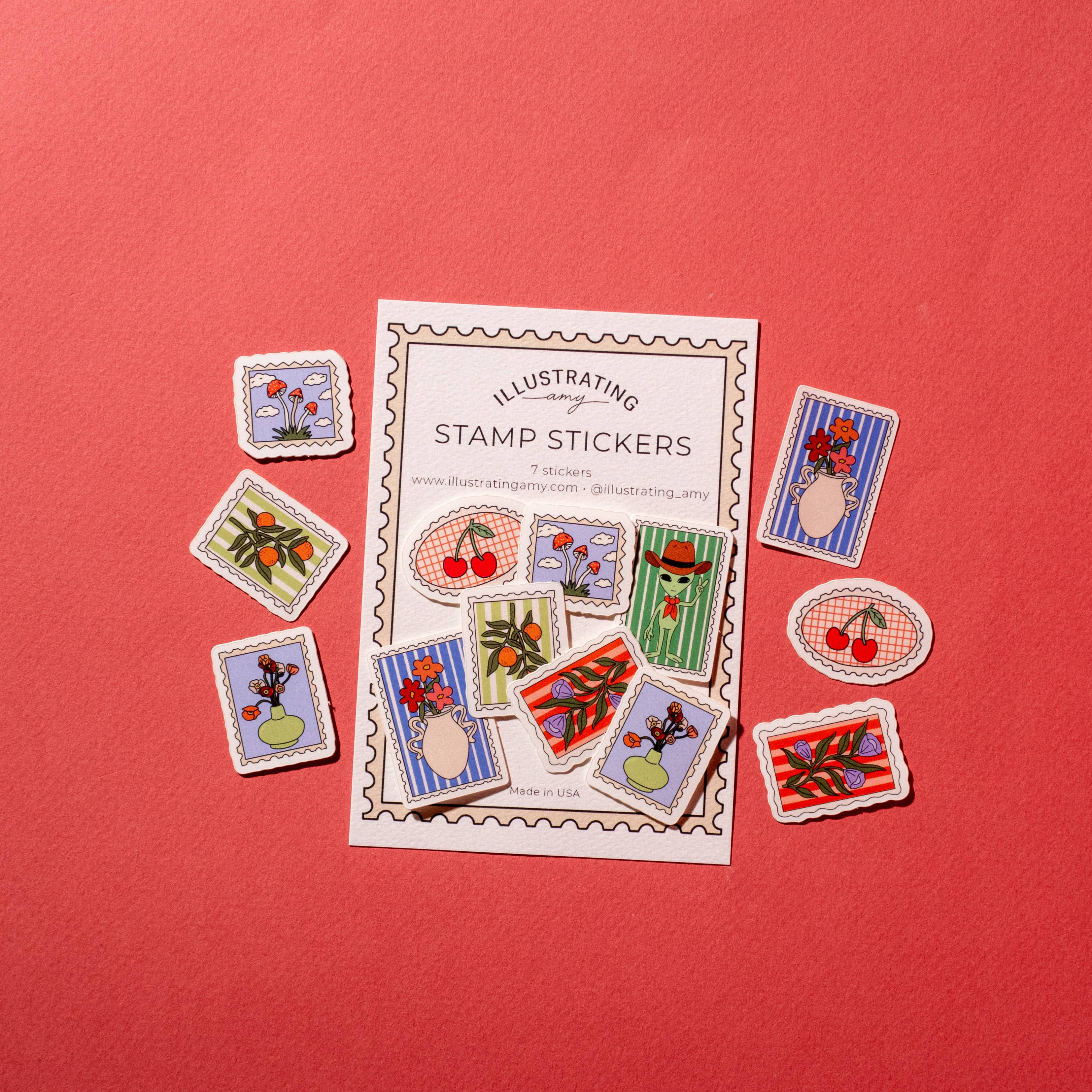 Stamp Sticker Collection Set - 100+ Unique Designs for Scrapbooking, Journaling & DIY Crafts - Perfect for Card Making, Planner Decor & Gift Wrapping