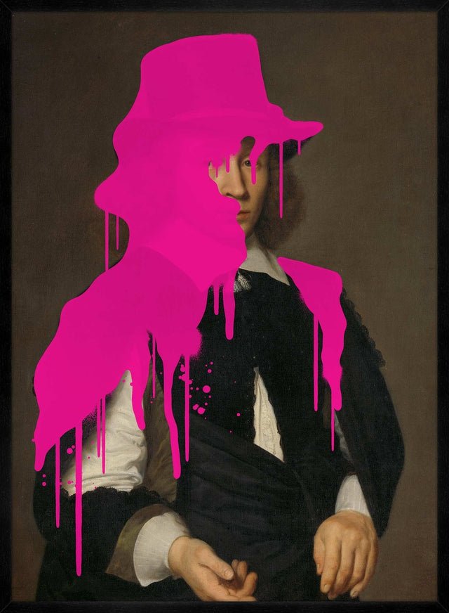 Drippy Dirck Portrait Print - High Quality Art Wall Decor for Living Room, Bedroom & Office | Unique Gift Idea for Art Lovers