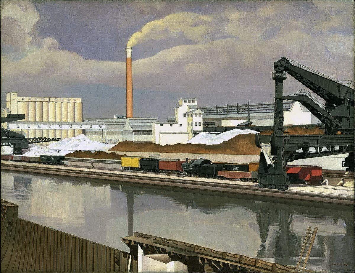 Berkin Arts Charles Sheeler Giclee Print - Premium American Landscape Fine Art Poster Reproduction for Wall Decor | Perfect for Living Room, Office & Gallery Display