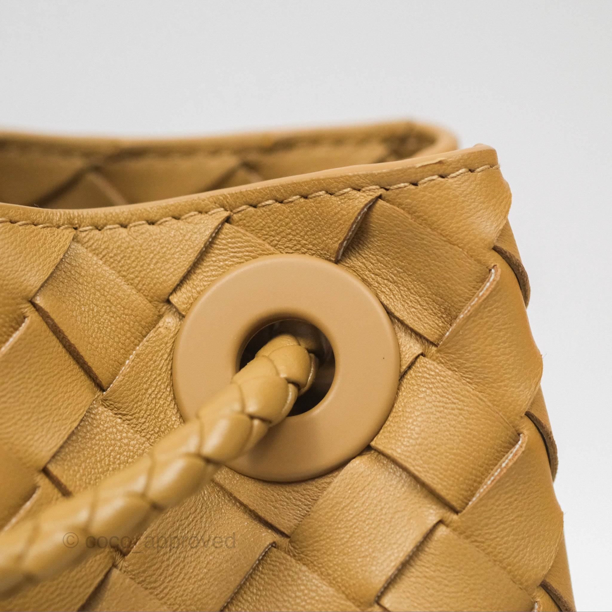 Bottega Veneta Small Andiamo Bag in Dark Praline - Intrecciato Lambskin Leather Crossbody Purse for Women | Perfect for Work, Travel & Evening Events