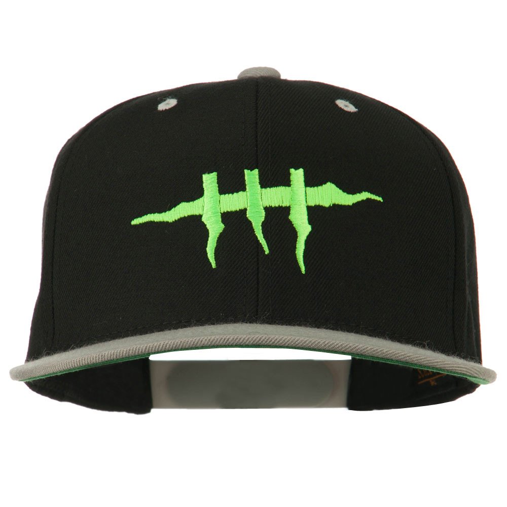 Halloween Monster Stitches Embroidered Snapback Cap - Trendy Embroidered Hat for Cosplay, Halloween Parties & Costume Accessories | e4Hats.com
