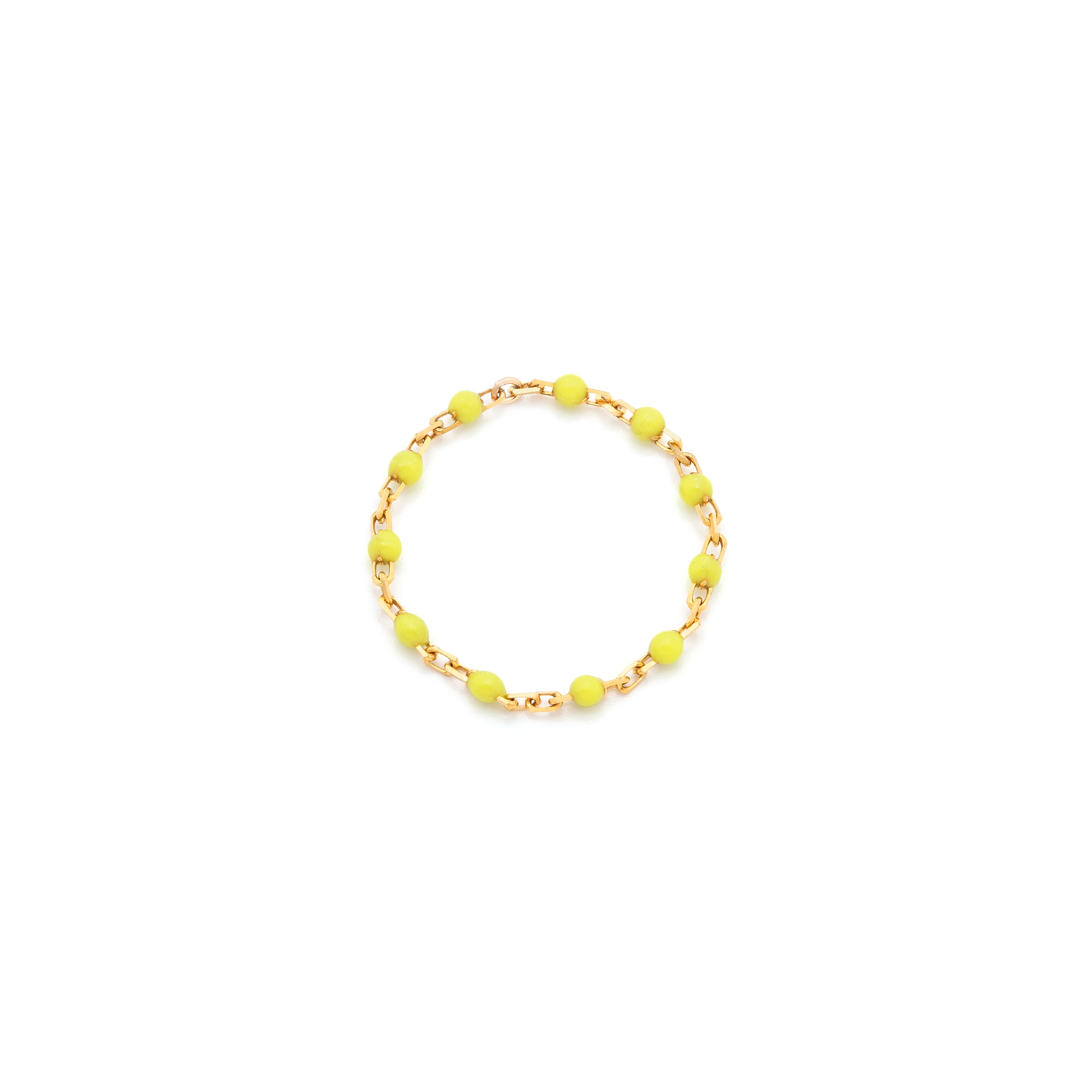 Fresh Lemon Candy Chain Ring - Sweet & Tangy Fashion Jewelry for Women - Perfect for Parties, Gifts & Everyday Wear