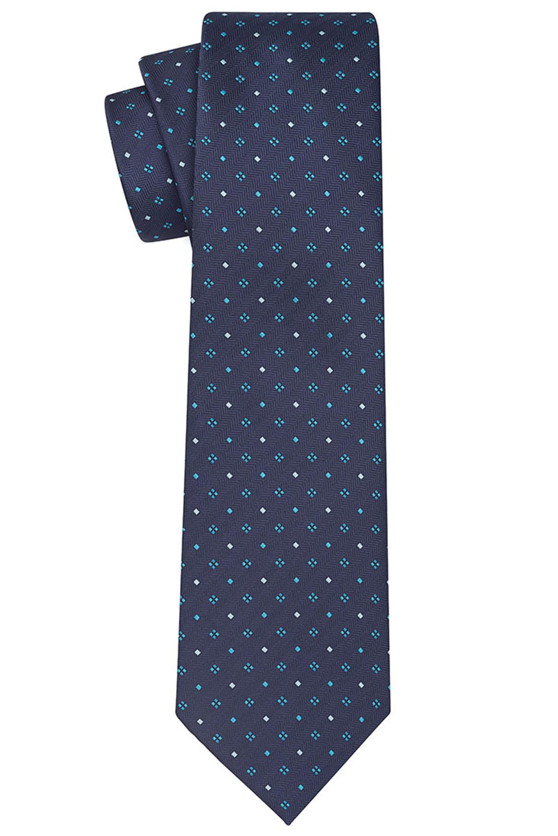 KissTies Boys Satin Necktie for Teens - Formal Silk Tie with Gift Box - Perfect for School, Weddings & Special Occasions