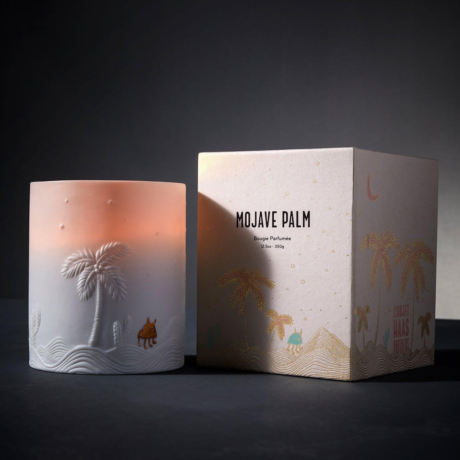 Haas Mojave Palm Candle - Natural Soy Wax Scented Candle for Home & Relaxation | Perfect for Aromatherapy, Meditation, and Cozy Evenings