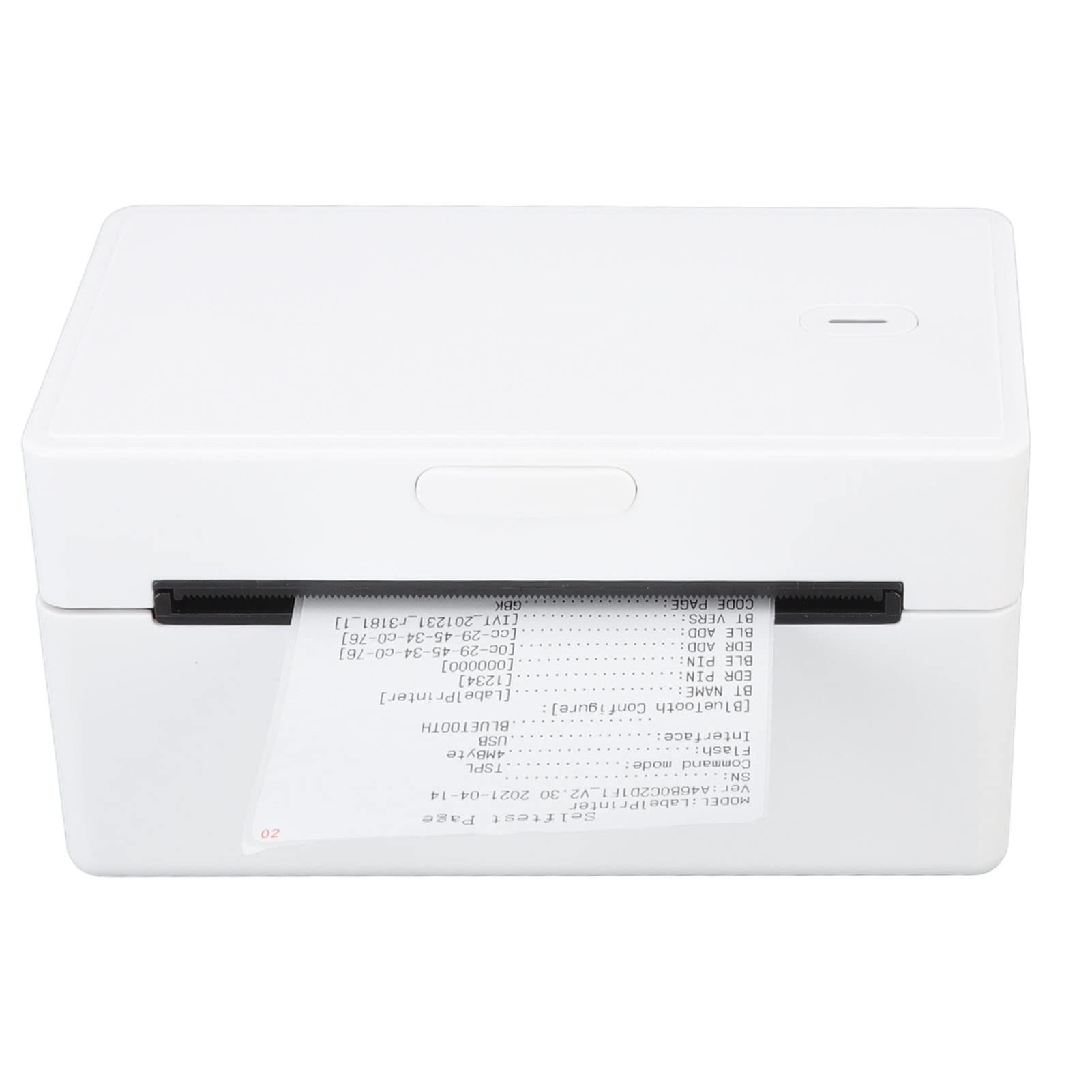 Thermal Shipping Label Printer - USB Commercial Direct Thermal Label Maker 108mm for Business, Office & Home Use | Perfect for E-commerce, Logistics & Package Labeling (US)