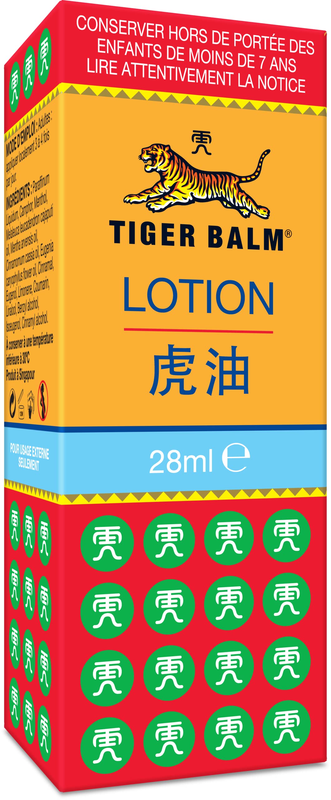 Tiger Balm White Lotion 28ml (Pack of 2) - Fast-Acting Pain Relief for Muscle Aches, Headaches & Joint Pain - Perfect for Travel, Sports & Office Use