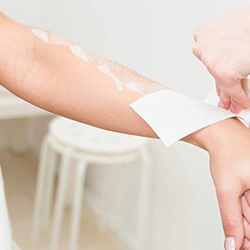 Bodytech Wax Strips for Hair Removal - Face, Legs, Underarms & Eyebrows | Disposable Large Waxing Paper Strips for Men & Women | Easy & Safe At-Home Waxing for Smooth Skin