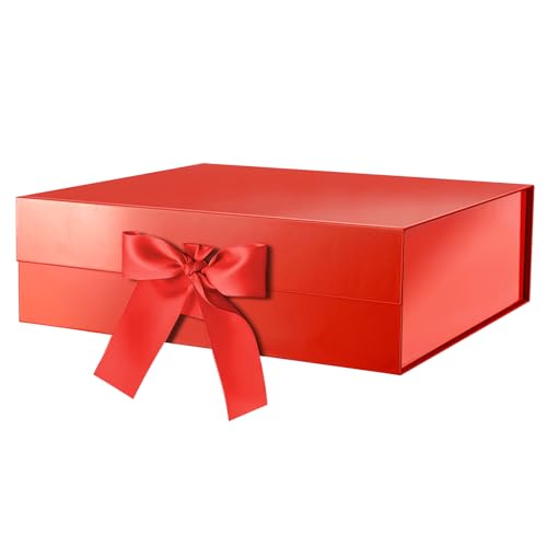 Red-Ribbon-16.3x14.2x5 Inches-Pack of 1
