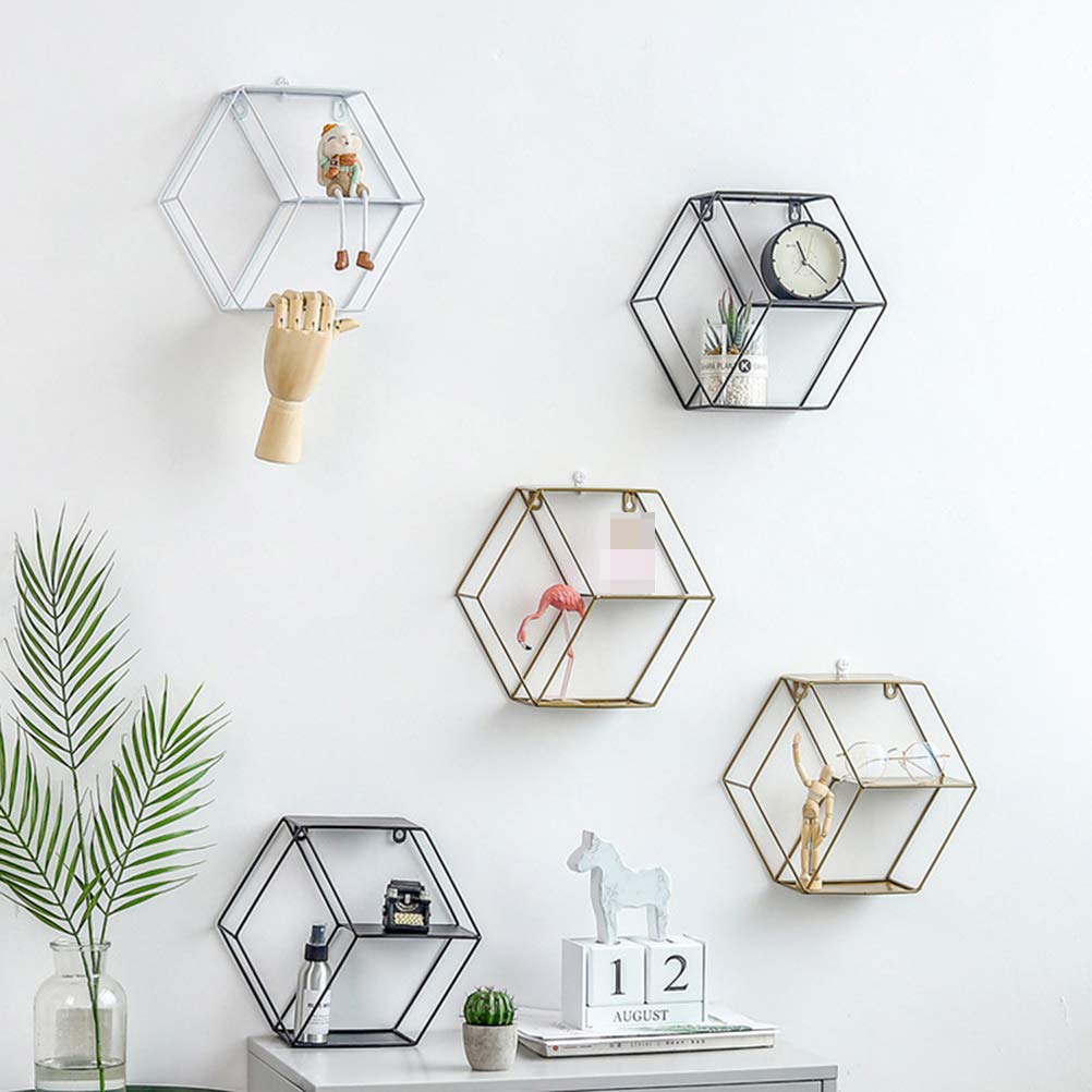 Cabilock Double-Layer Wall Mounted Storage Shelf - Space Saving Organizer for Kitchen, Bathroom, Office & Garage Organization
