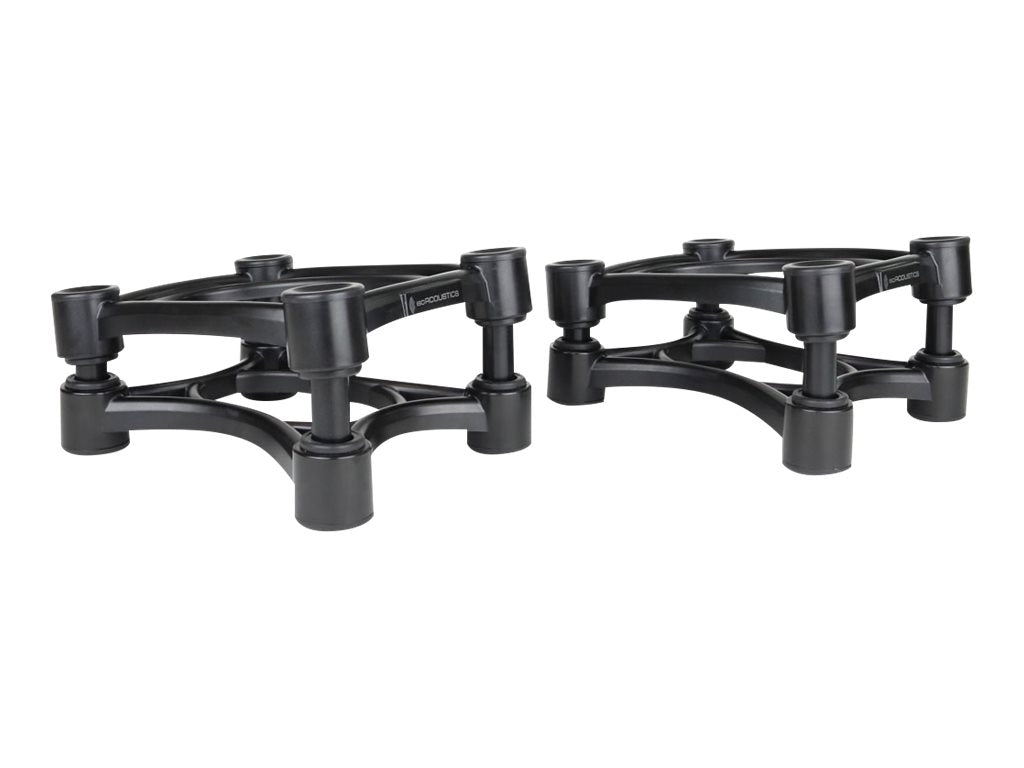 IsoAcoustics ISO 155 Studio Monitor Isolation Stands - Reduce Vibrations & Improve Sound Clarity for Home & Professional Recording Studios