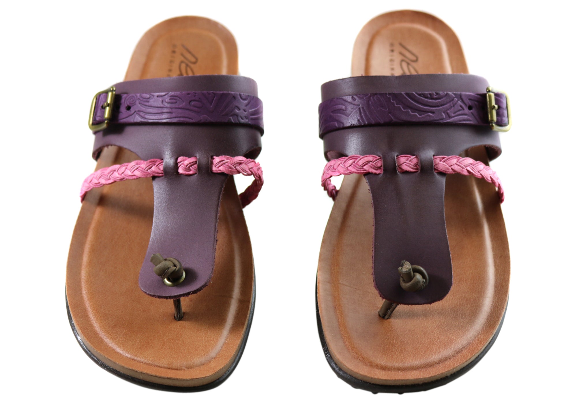 Women's Comfortable Leather Sandals - Handmade in Brazil - Casual Summer Flip Flops for Beach, Travel & Everyday Wear