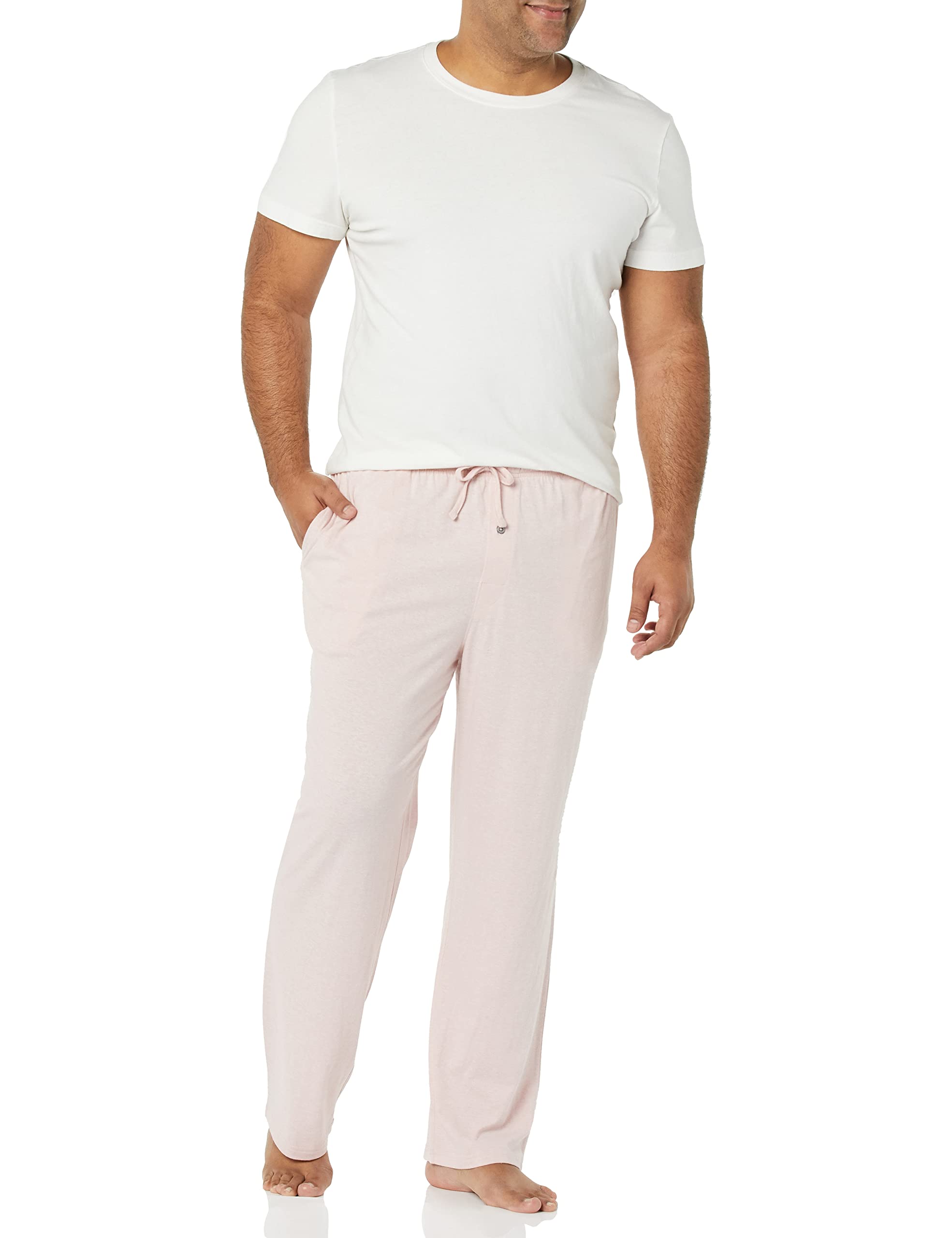 Amazon Essentials Men's Soft Cotton Knit Pajama Pants - Comfortable Lounge Sleepwear for Relaxing at Home & Nighttime Comfort