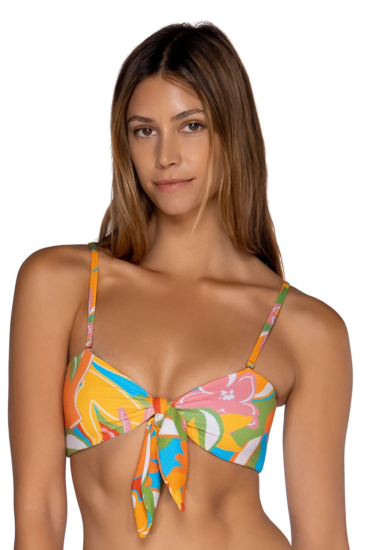 B Swim by Elizabeth Turner Evelyn Women's Bandeau Bikini Top - Sexy Push Up Swimwear for Beach & Pool Vacations | Perfect for Sunbathing, Swimming & Summer Getaways