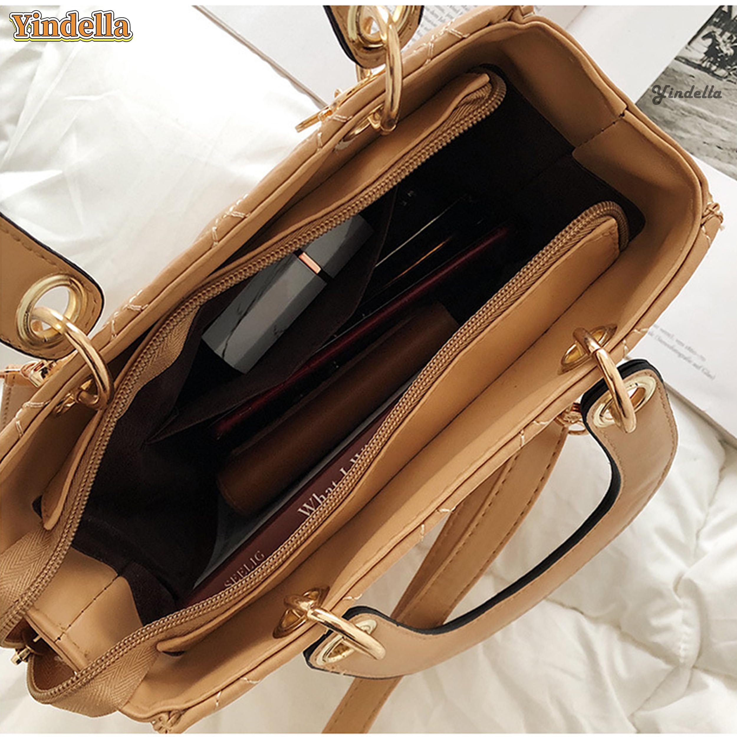 Yindella PU Leather Crossbody Bag for Women - Fashionable Sling Purse with Adjustable Strap, Perfect for Daily Use, Travel & Shopping