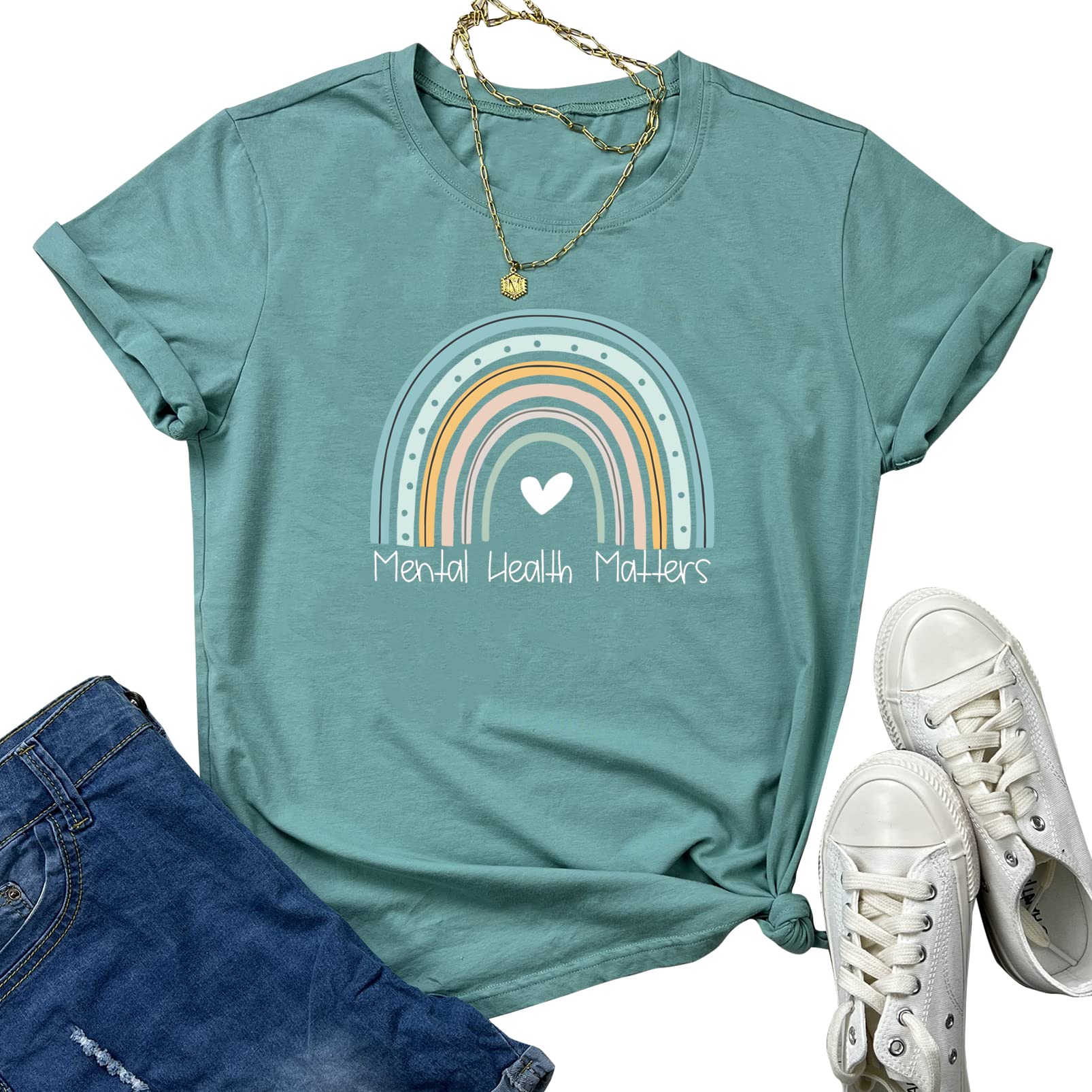 ROSEPARK Women's Graphic Tees - Cute Short Sleeve T-Shirts for Summer | Casual Outfits, Streetwear & Vacation Looks