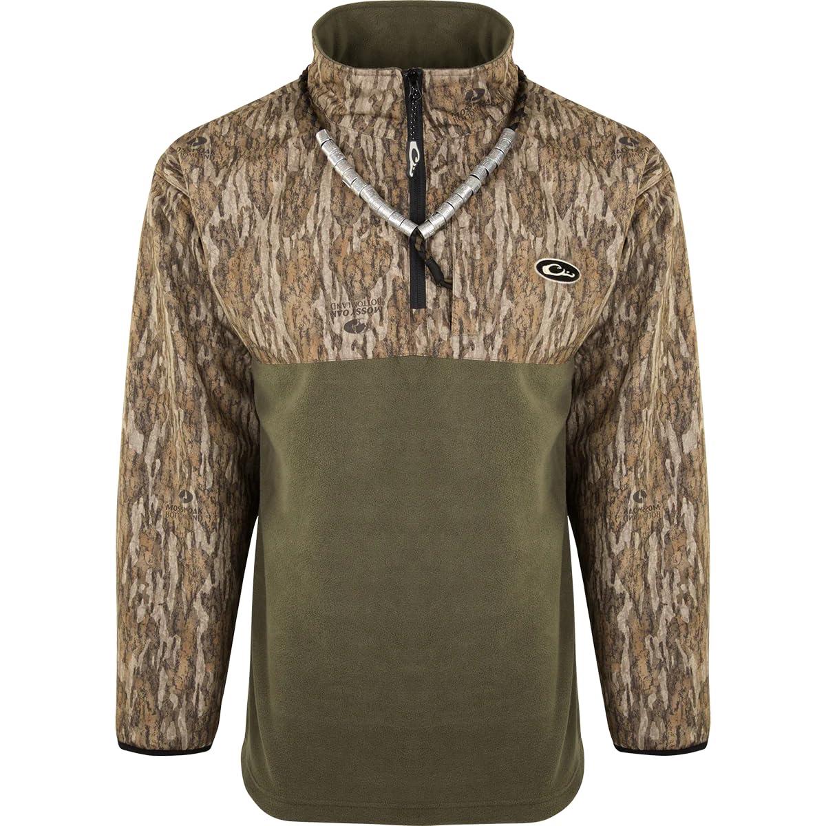 Drake Waterfowl Men's 1/4 Zip Refuge Eqwader™ Pullover - Lightweight Hunting Shirt for Waterfowl & Outdoor Activities