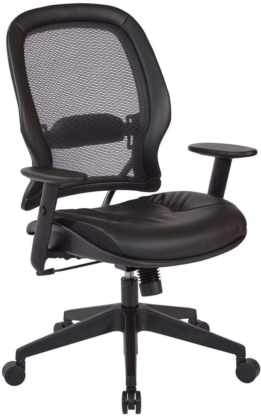 Office Star Space Seating® Executive High Back Chair [5790E] - Ergonomic Office Chair with Lumbar Support for Home & Business Use - Perfect for Long Hours of Sitting at Desk, Conference Rooms, and Executive Offices