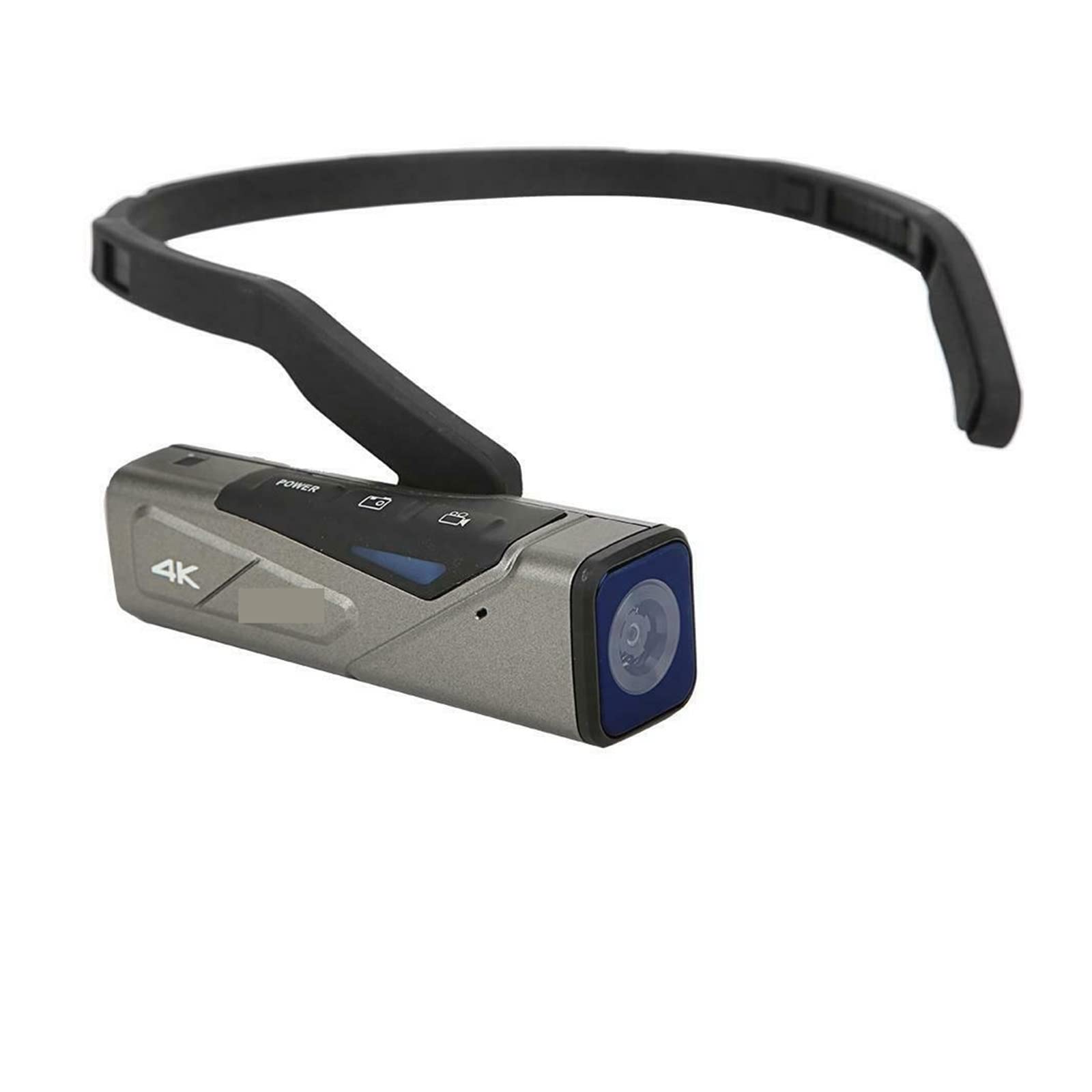 AUBEST 4K Mini Digital Video Camera - Wearable Head Mounted Camcorder for Vlogging, YouTube & Action Shots (EP7 with Remote Control) - Perfect for Travel, Sports & Outdoor Adventures