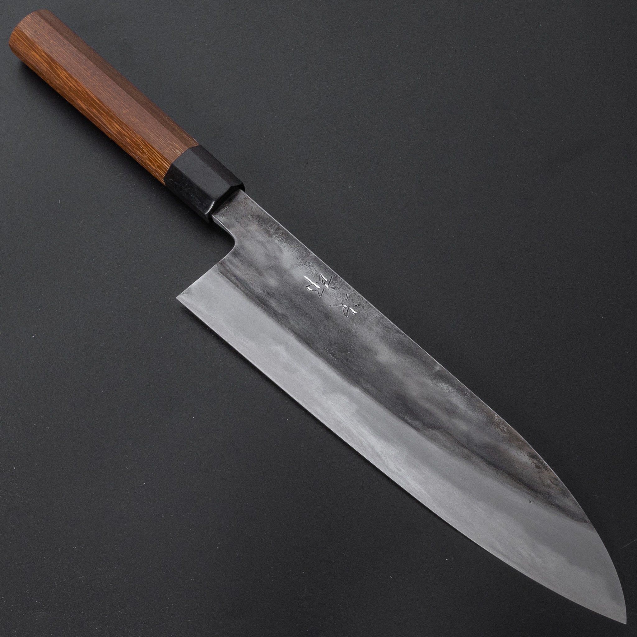 Premium Jiro Tsuchime Wa Gyuto 240mm Japanese Chef Knife with Taihei Tagayasan Handle - Perfect for Sushi, Meat Slicing & Professional Kitchen Use