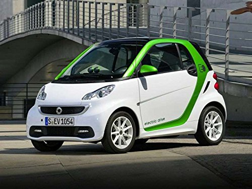 2014 Smart Fortwo Electric Drive Car - 20x30 Inch Vibrant Laminated Poster for Home & Office Decor - Perfect Fit for Picture Frames - Wall Art for Living Room, Bedroom or Garage
