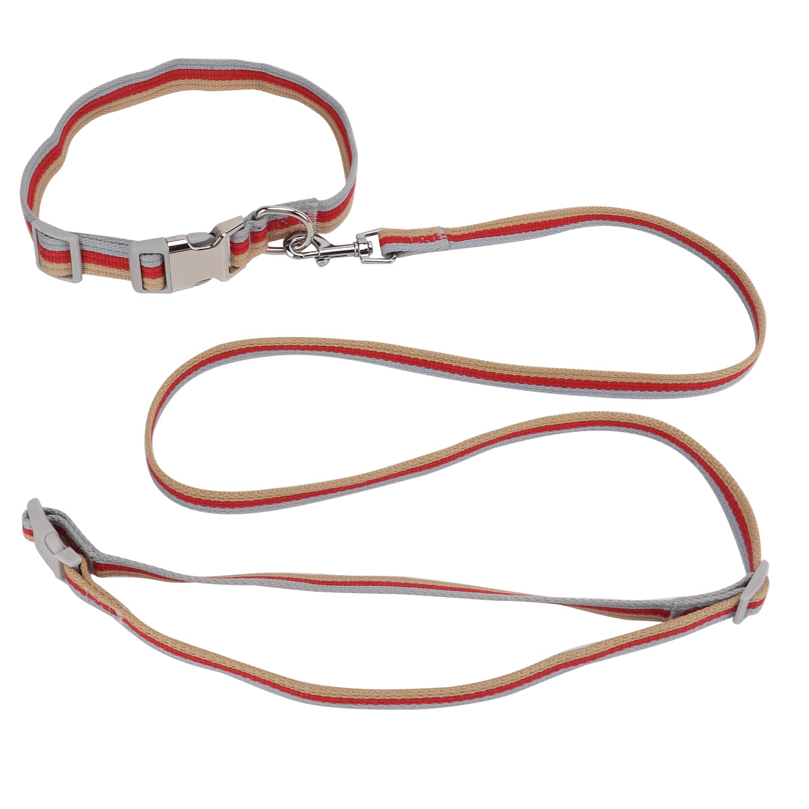 **Engravable Dog Collar and Leash Set for Walking - Personalized Pet Accessories, Red, Medium Size - Perfect for Daily Walks, Training & Outdoor Adventures**