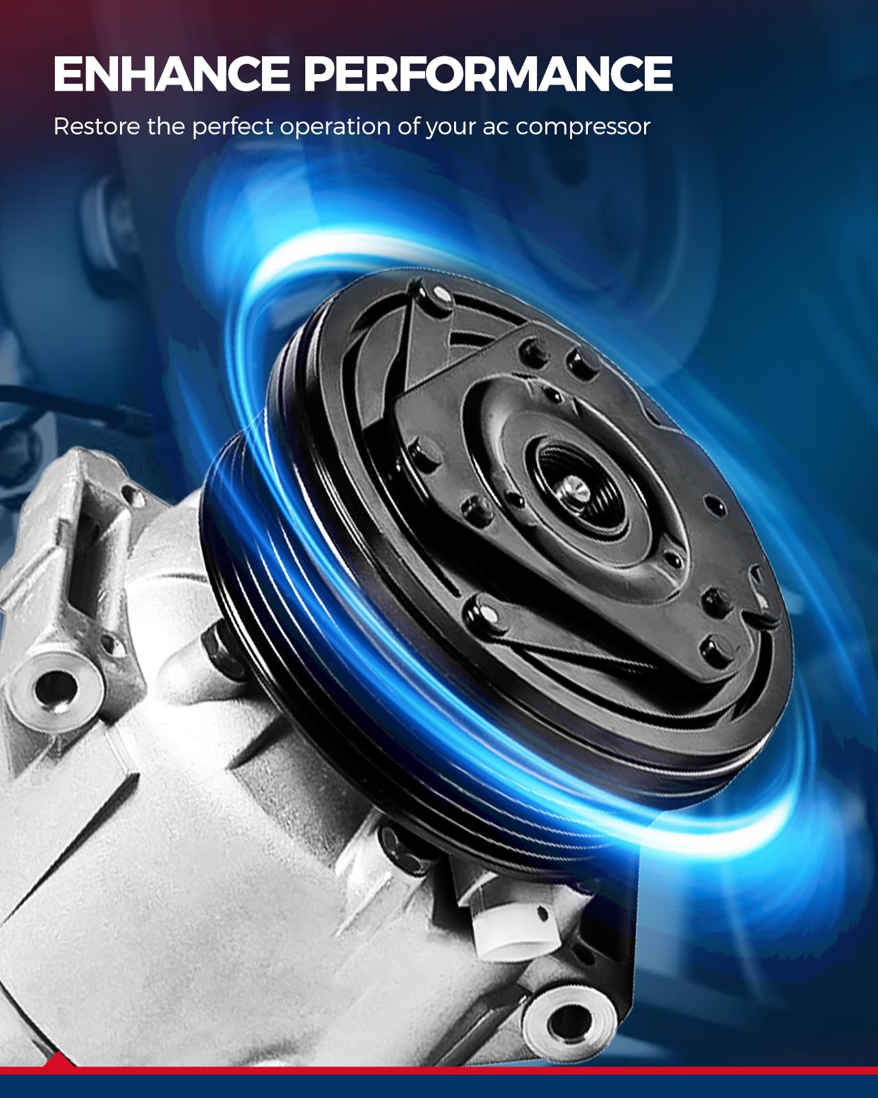 2003-2008 Dodge Ram 1500/2500/3500 AC Compressor Clutch Replacement Part 78398 - Perfect for Summer Cooling & HVAC System Repair