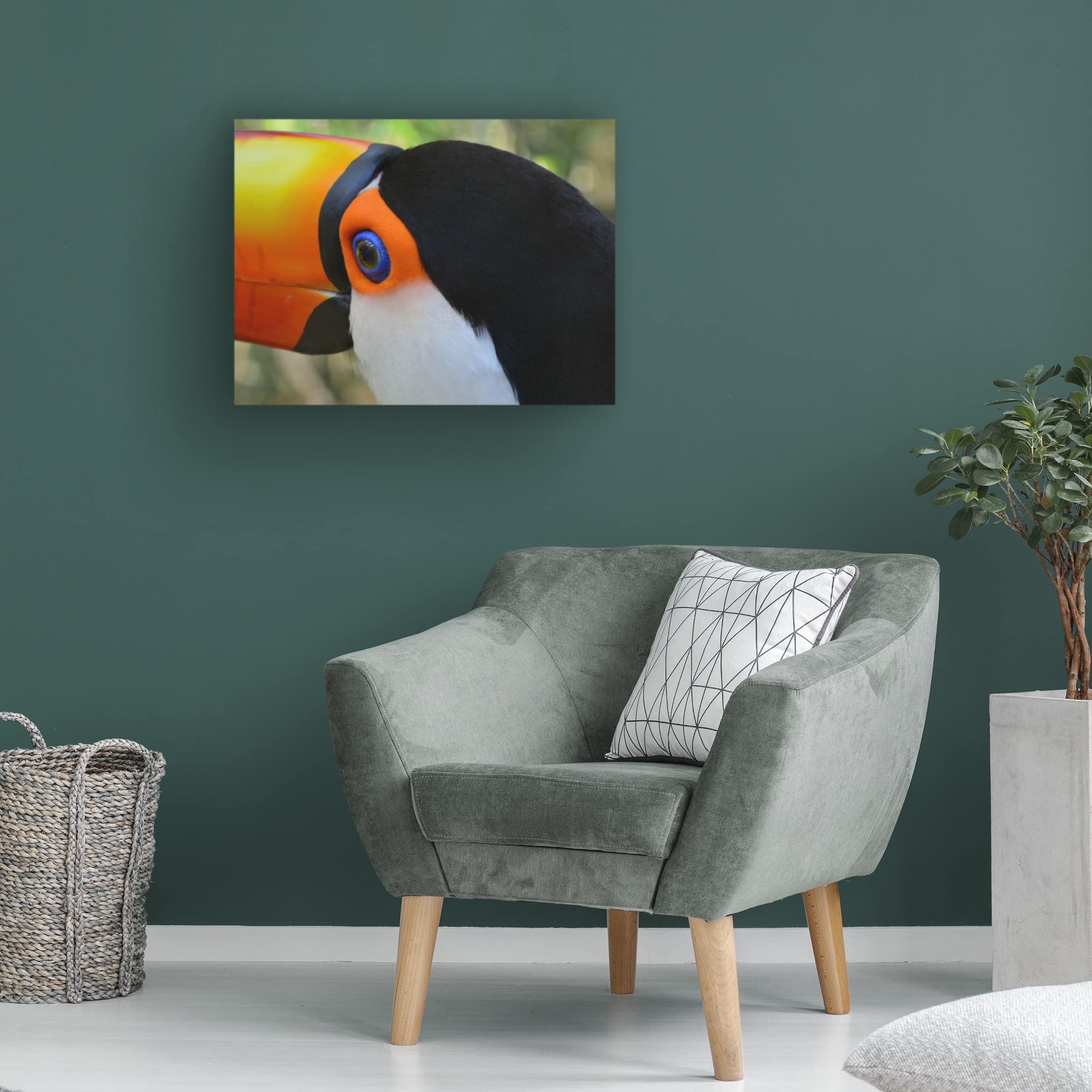Trademark Fine Art 'Living Painting Palette' Canvas Wall Art by Otavio Oliva - Modern Abstract Home Decor for Living Room, Bedroom & Office