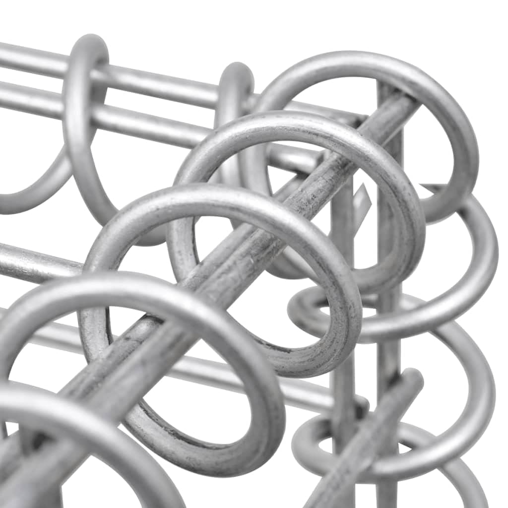 SKM H-Shaped Gabion Planter - Heavy Duty Steel Wire Mesh (223.6