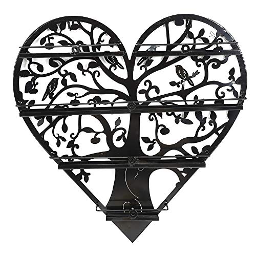 Durable Nail Polish Display Rack for Salon & Home - Black Trumpet Design Holds 60 Bottles | Perfect for Organizing Nail Polish Collections in Beauty Salons, Bedrooms & Vanities