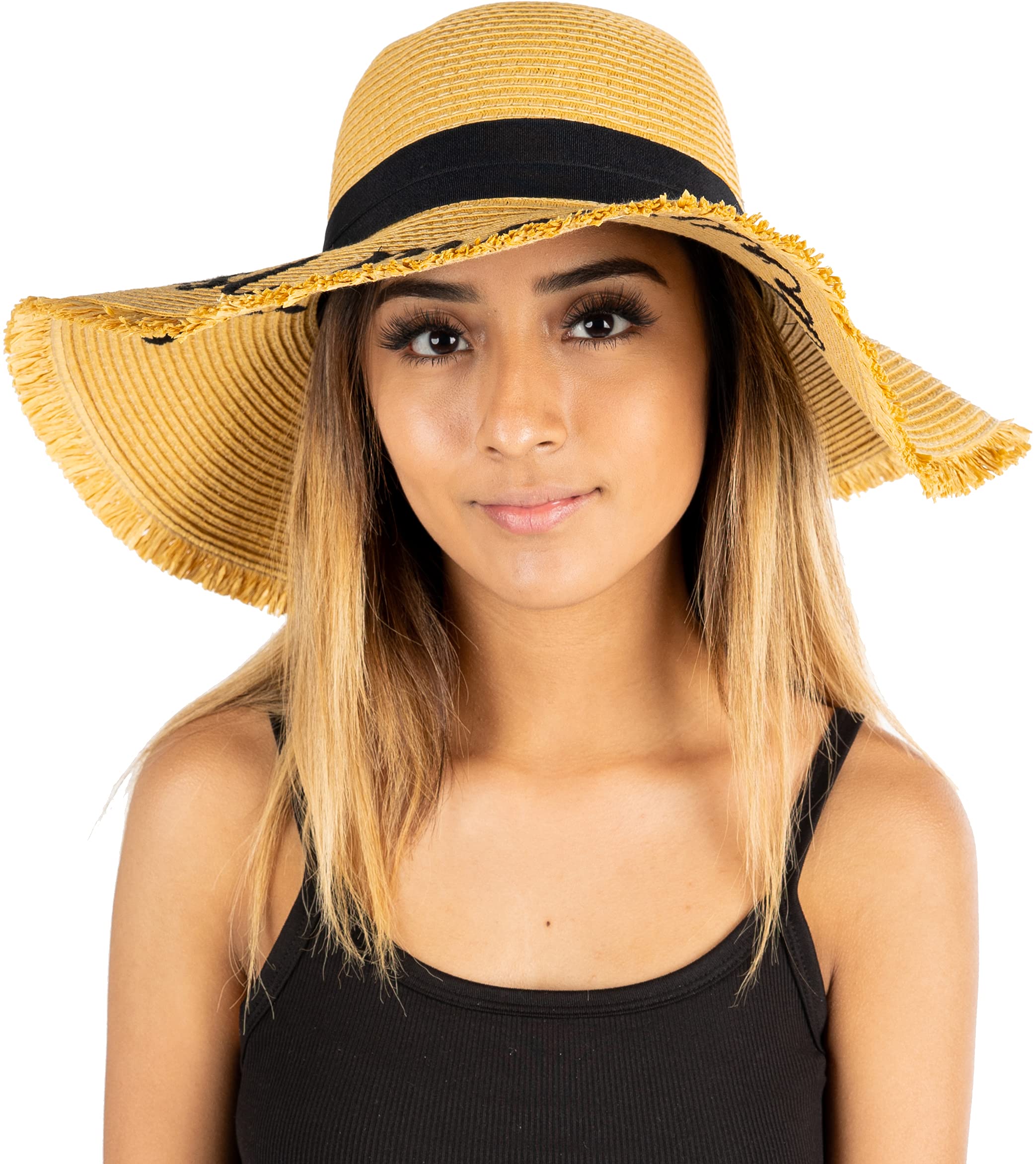 Stylish UPF 50 Bridal Hat for Bachelorette Party, Wedding & Honeymoon - Perfect for Beach Vacations & Outdoor Celebrations