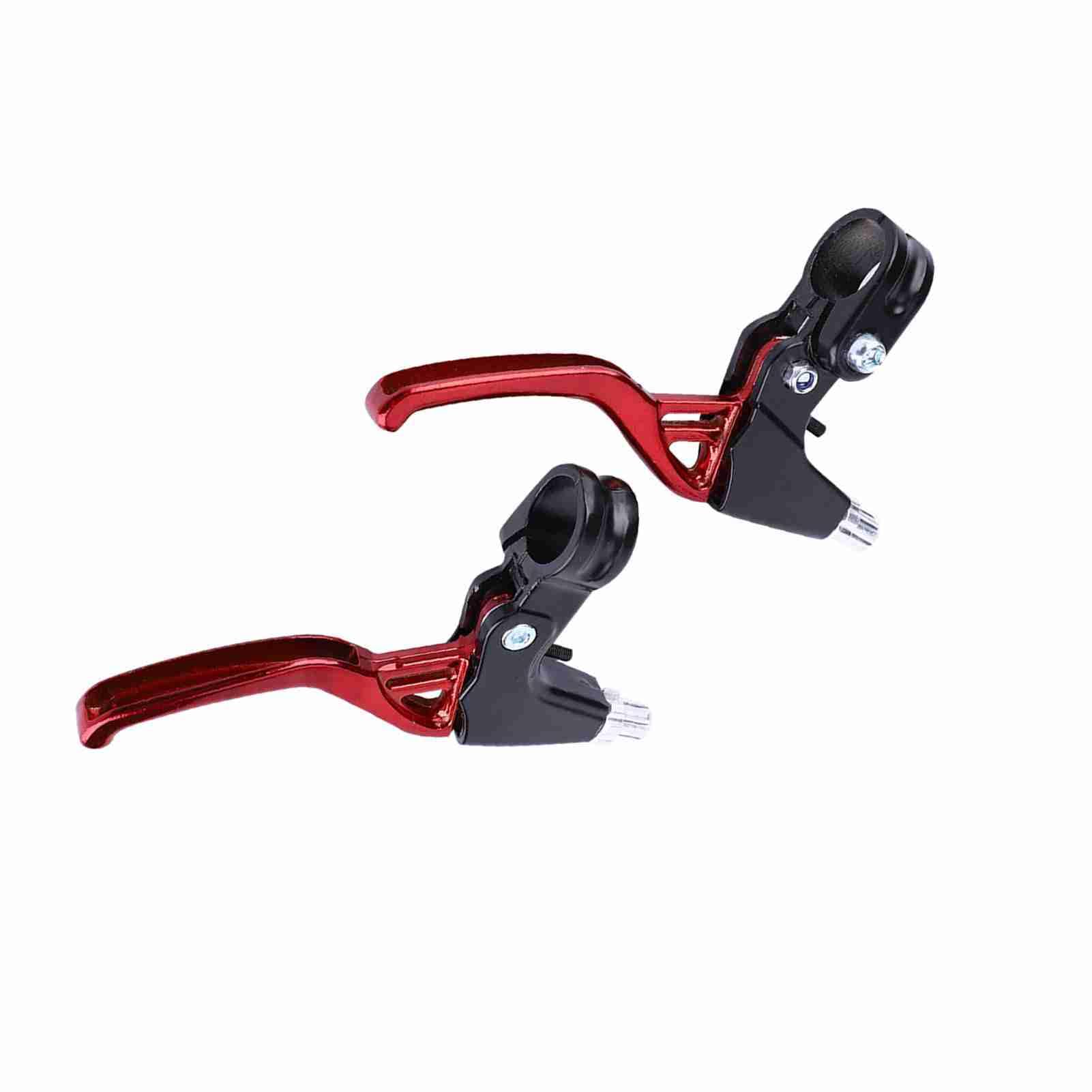 VGEBY1 Bike Brake Lever - 4 Color Aluminum Alloy Bicycle Brake Handle for Mountain/Road/Folding Bikes (Red) | Durable & Lightweight for Smooth Braking on Any Terrain