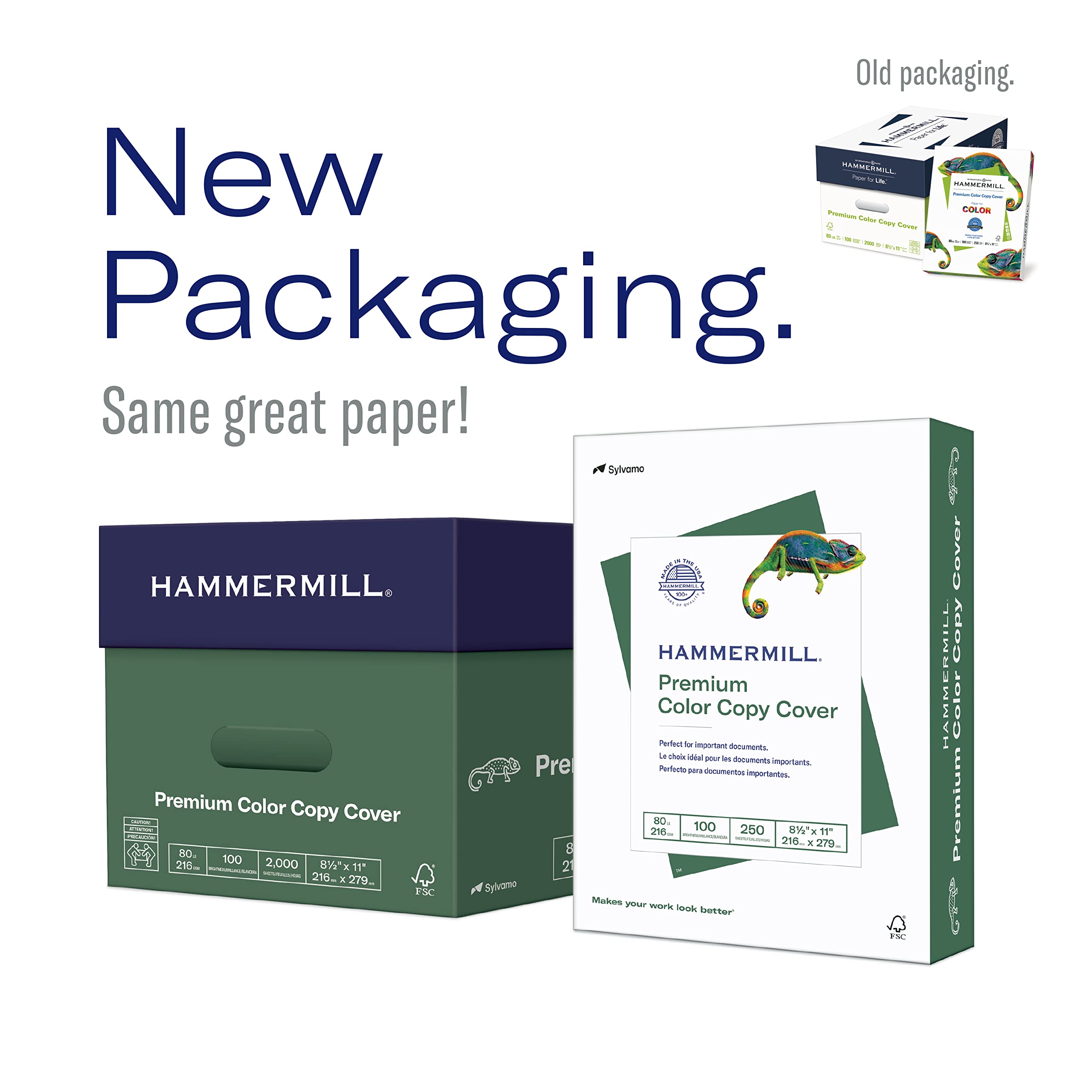 Premium Hammermill Cardstock Paper - 60 lb, 8.5