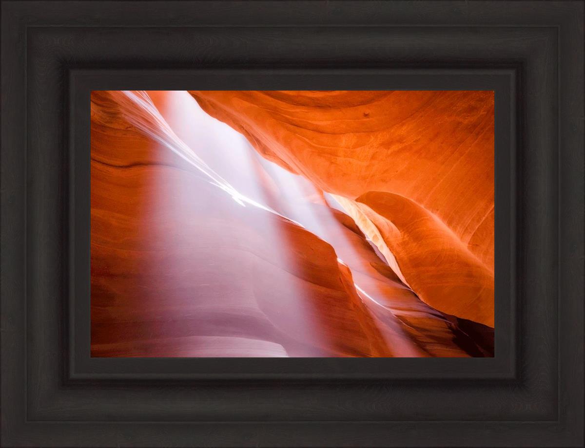 Stunning Antelope Canyon Light Shafts Wall Art - Natural Sunbeam Photography Print for Home & Office Decor - Perfect for Living Rooms, Bedrooms & Workspaces