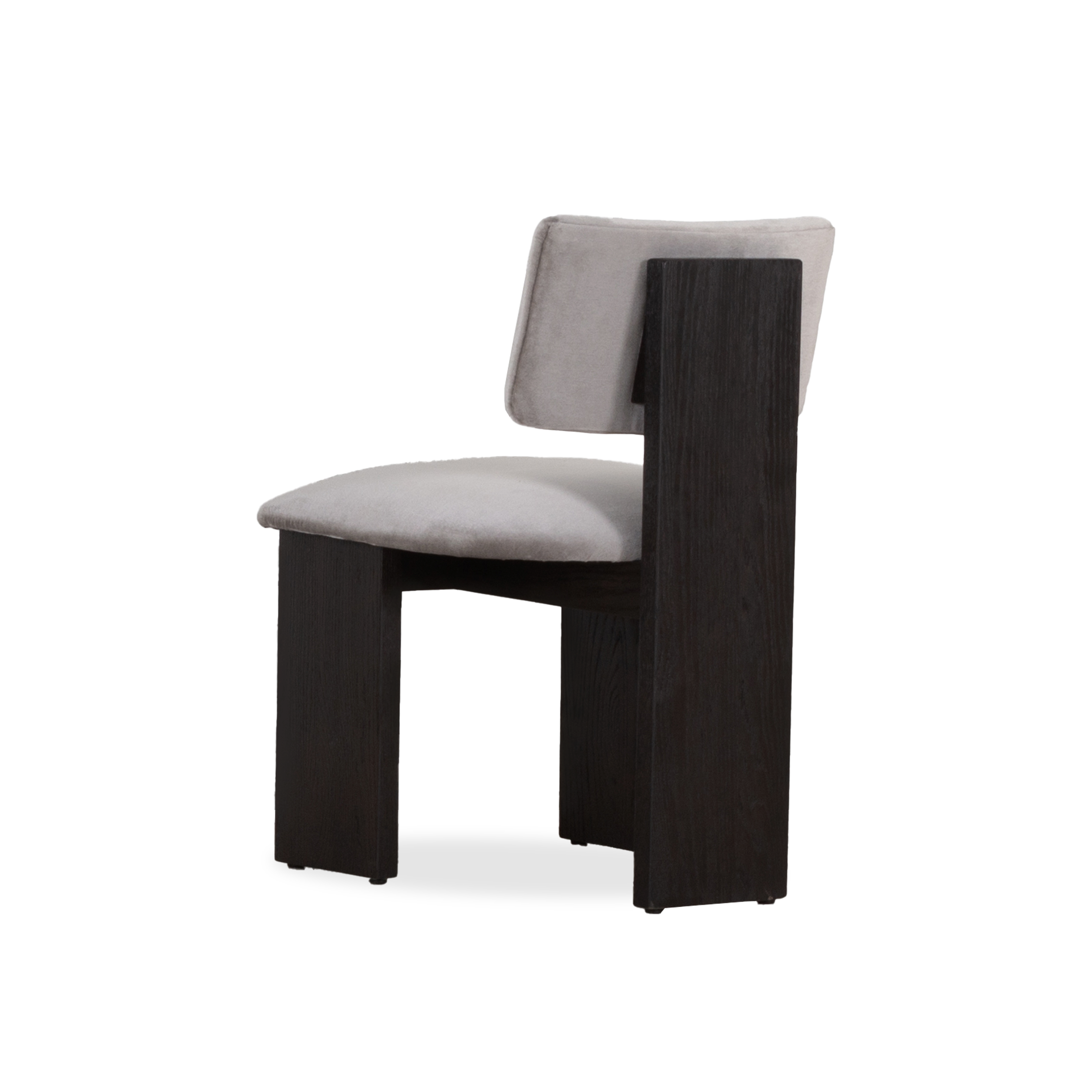 Giussano Modern Dining Chairs Set of 2 - Mid Century Wooden Kitchen Chairs with Upholstered Seat - Perfect for Dining Room, Kitchen, Breakfast Nook & Home Office