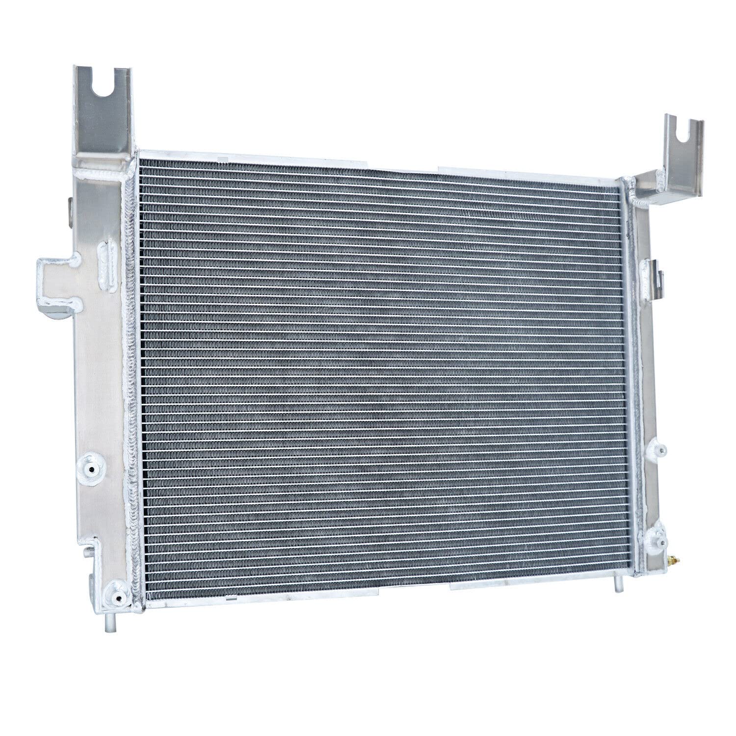 High-Performance Direct Cooling Radiator Fan Shroud Combo for 2000-2004 Dodge Dakota & Durango 2.5L 3.7L 3.9L 4.7L 5.9L - All Aluminum 3-Row Upgrade - Perfect for Off-Roading & Heavy-Duty Towing
