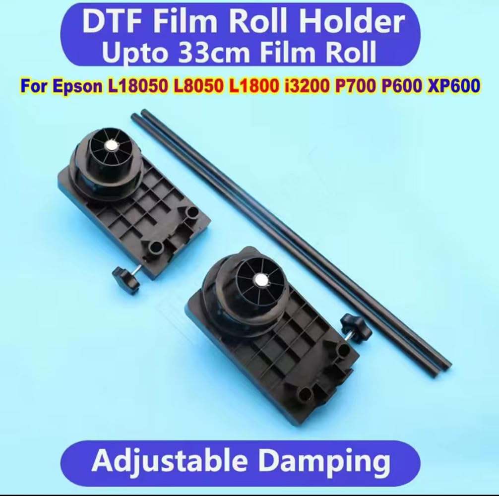 DTF Roll Film Holder for A3 & A4 Printers - Compatible with Epson L805, R1390, L1800, I3200, XP-15000, L800 - Direct Transfer Printing Accessory for T-Shirt, Mug & Textile Customization