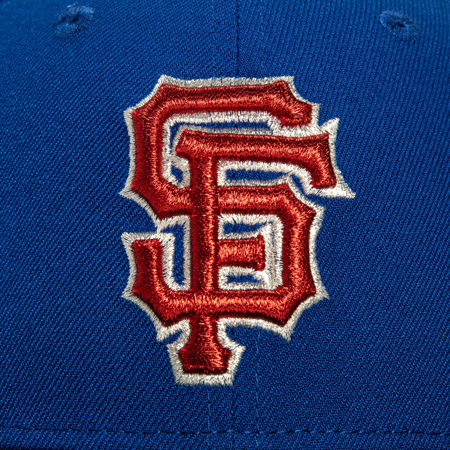 New Era 59Fifty San Francisco Giants 2007 All Star Game Patch Baseball Cap - Royal, Black, Red & Metallic Silver - MLB Fan Gear for Men & Women - Perfect for Games, Collecting & Streetwear Fashion