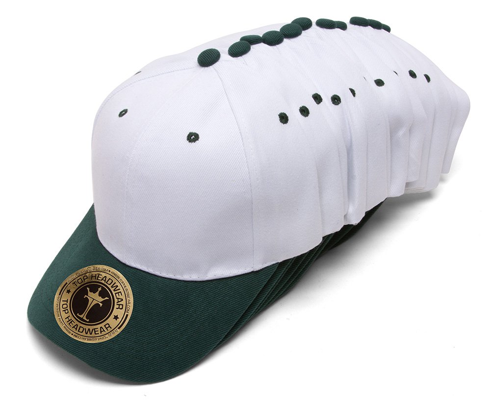 12-Pack Adjustable Baseball Caps for Men & Women - Breathable Cotton Unisex Dad Hats for Outdoor Sports, Running, Hiking, and Casual Wear
