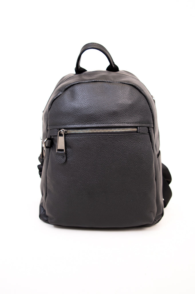 Premium Classic Leather Backpack 7929 - Stylish & Durable Black Backpack for Men & Women - Perfect for Work, Travel & School