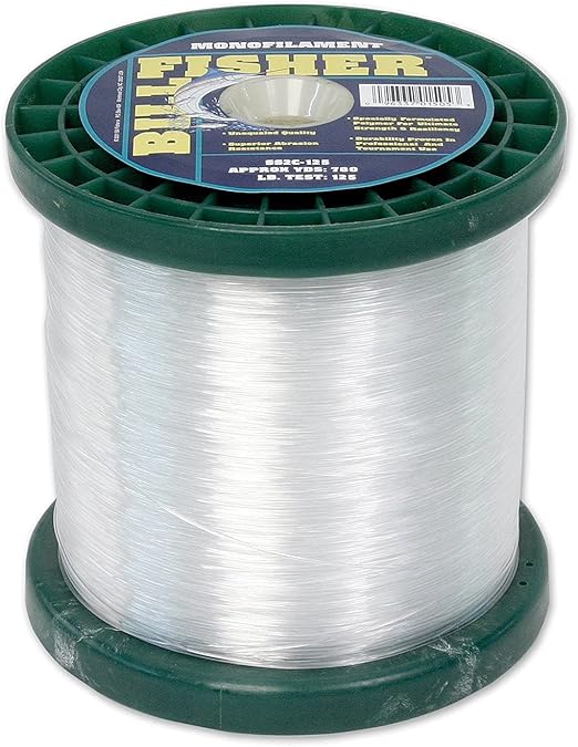 Billfisher SS2C 30 Bulk Mono Fishing Line - 2lb Spool, 30lb Test, 4200 Yards, Clear - Perfect for Saltwater & Freshwater Fishing, Trolling & Casting