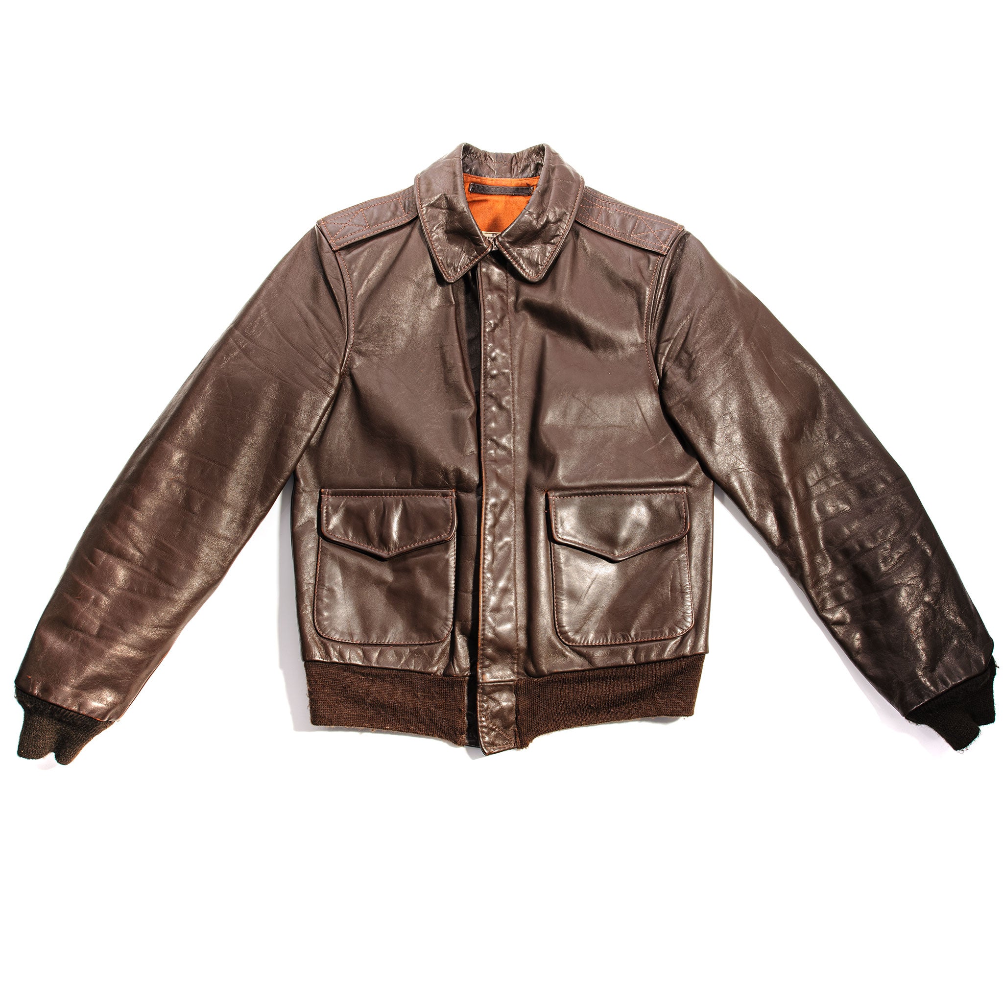 Vintage Avirex USAF A-2 Leather Jacket 1978 - Size 36 | Genuine Bomber Flight Jacket for Men | Perfect for Aviation Enthusiasts & Retro Fashion