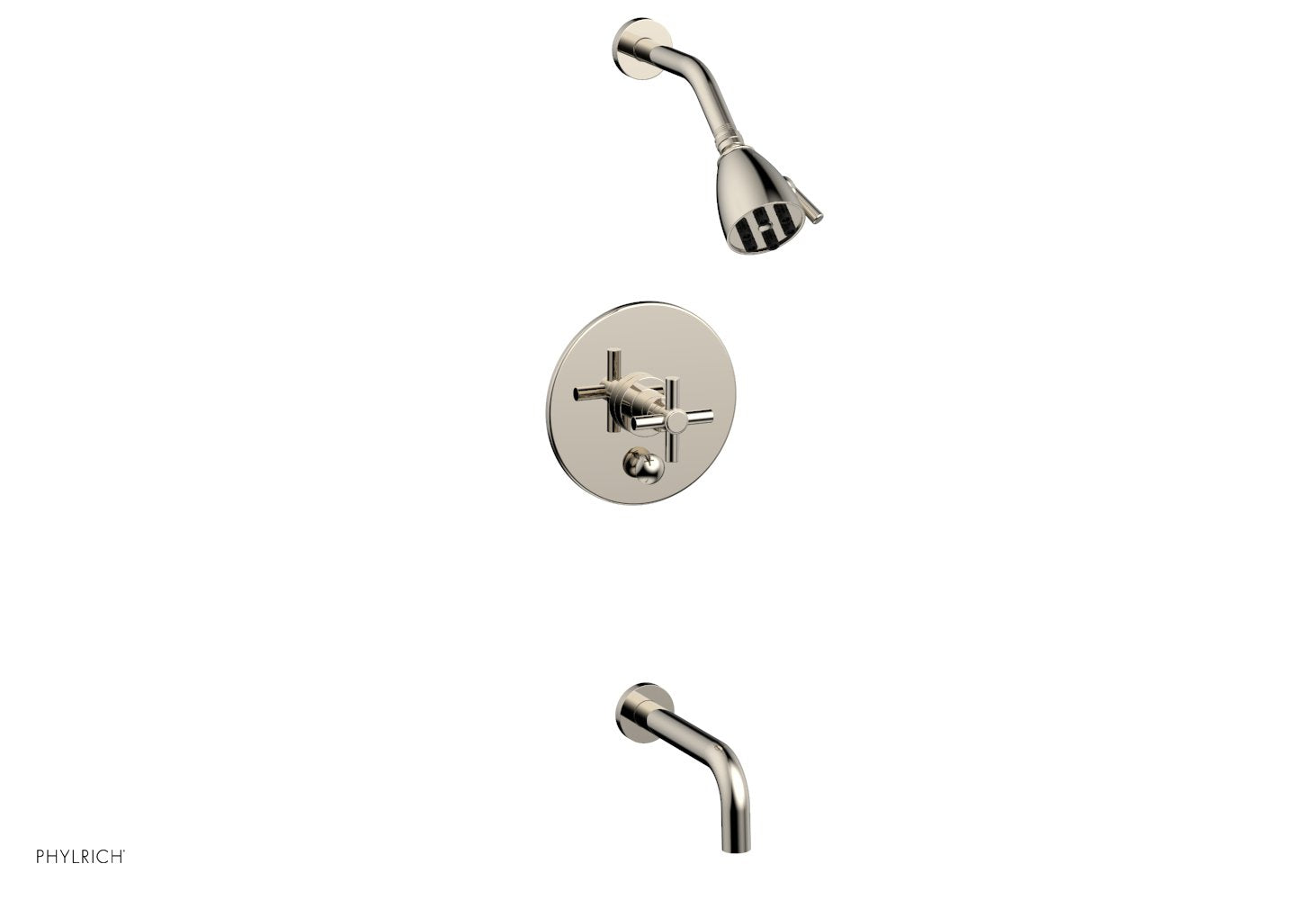 BASIC Pressure Balance Tub and Shower Set - 7 1/2