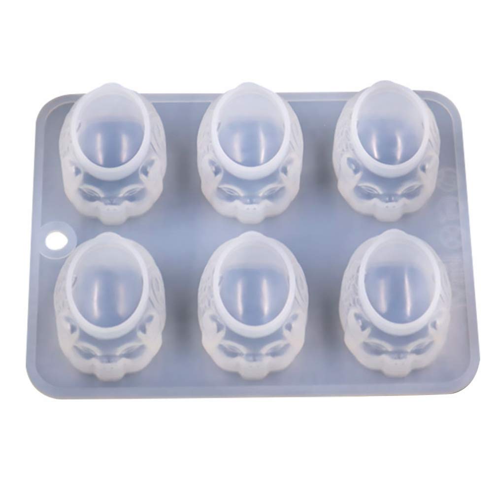 EXCEART Pig Silicone Mold for Epoxy Resin - DIY Keychain & Craft Making - Pig Shape Animal Casting Mold (White) - Perfect for Jewelry, Keychains & Home Decor Projects