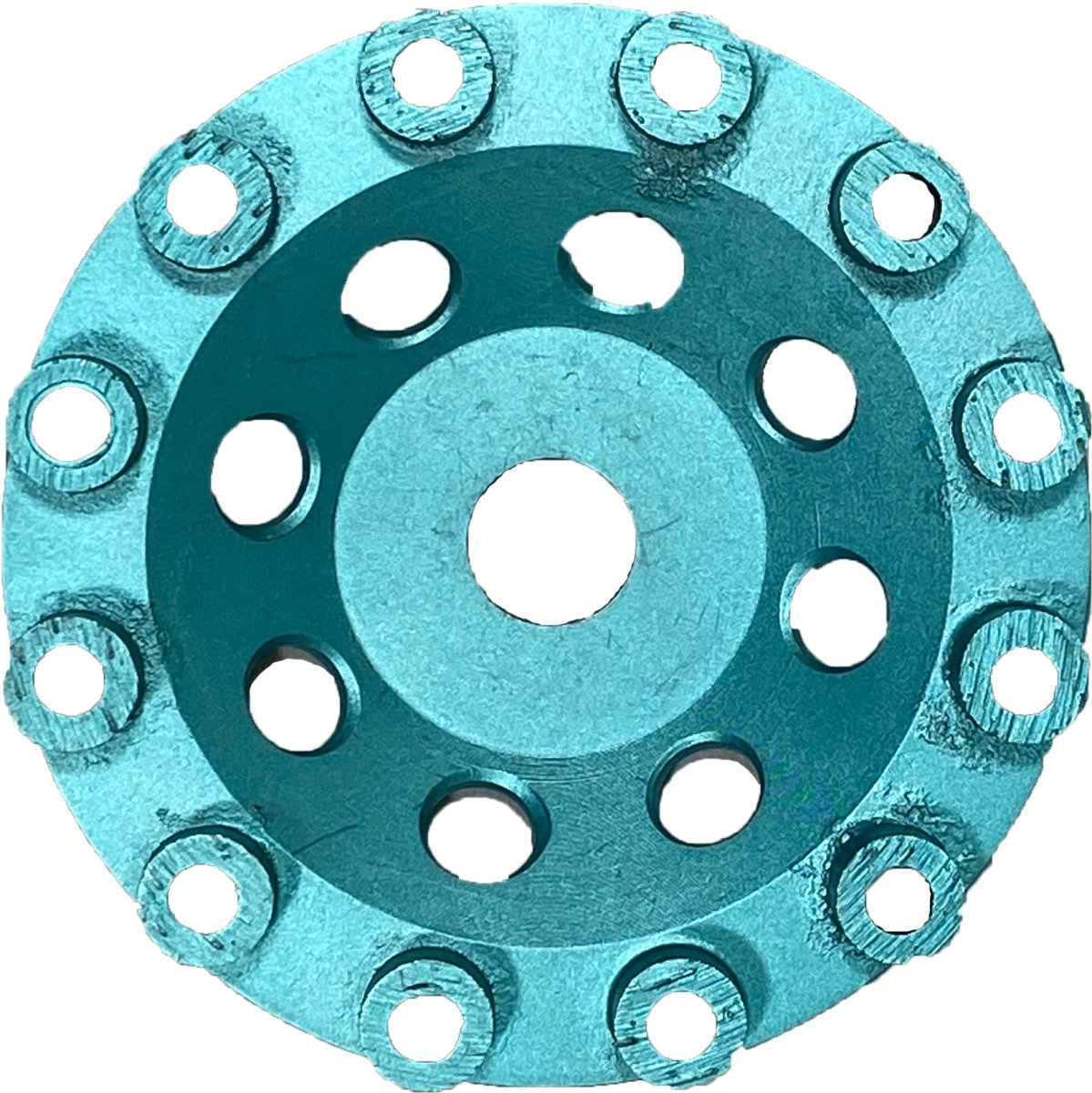4 Circle Segmented Diamond Cup Grinding Wheel for Concrete, Granite, Stone - Perfect for Surface Grinding, Leveling, and Coating Removal
