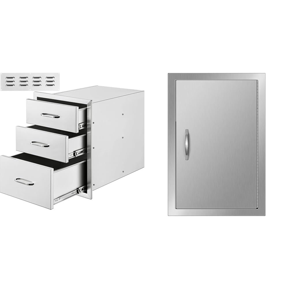 VEVOR Stainless Steel Triple Access 18