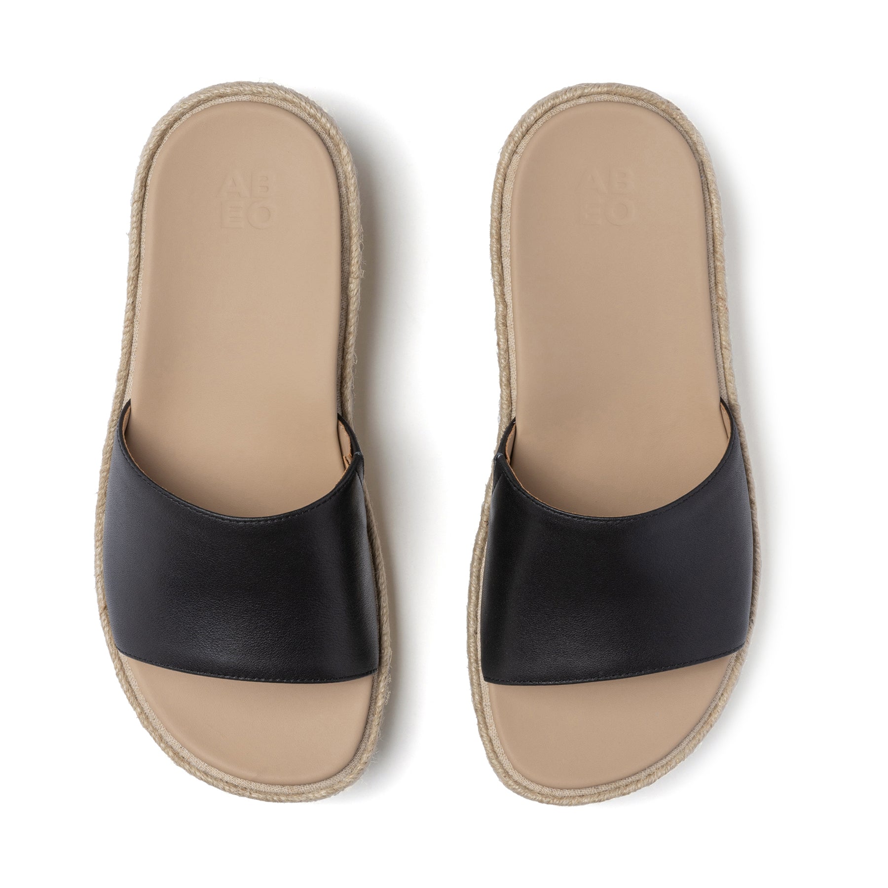 Abeo Solstice Slide Sandals for Women - Black | Comfortable Slip-On Slides for Walking, Beach, Pool & Casual Wear